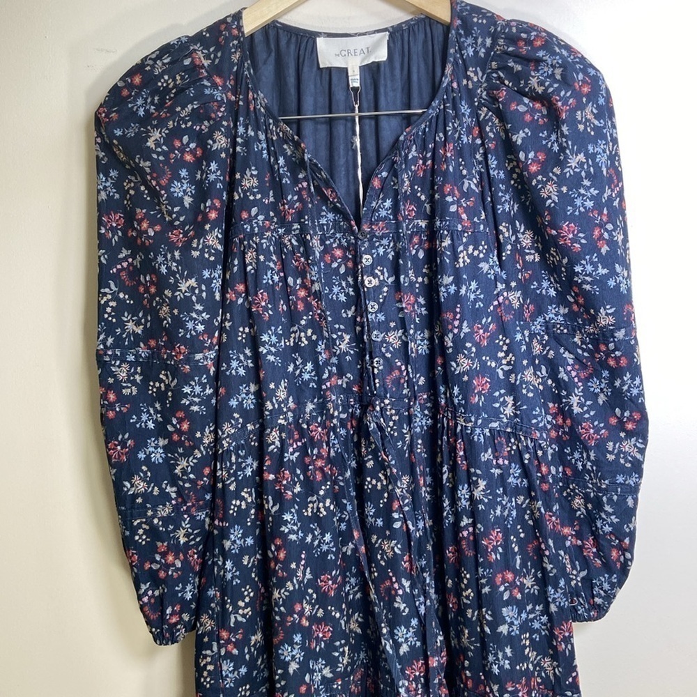 NWT The Great Bonnett Dress in Nightshade Floral - Size 3 - Picture 9 of 14
